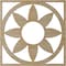 Ekena Millwork Blume Wood Fretwork Pierced Ceiling Medallion, Birch, 32"OD x 11 1/8"ID x 1/4"T CMWP32X32X0250BLBI - alternate 4